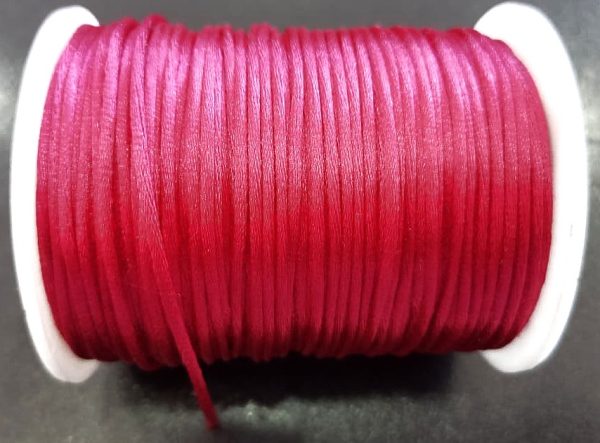 Cordon Cola De Rata 2mm Rojo — MKS Mercería