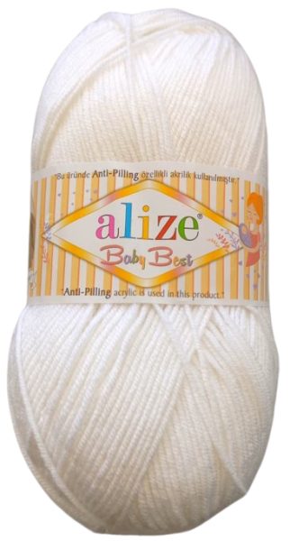Alize Baby Best Blanco — MKS Mercería