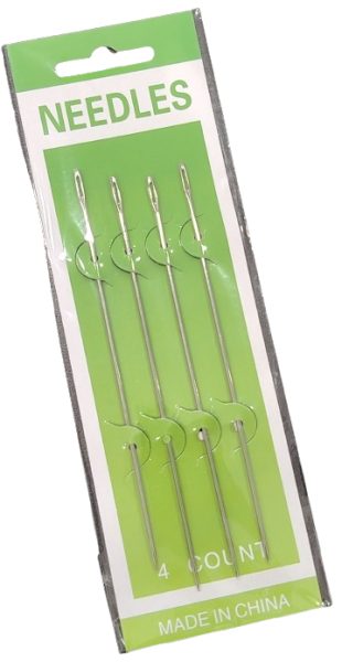 Agujas Grandes Para Coser Lana Y Telas Gruesas Pack De 4 — MKS Mercería