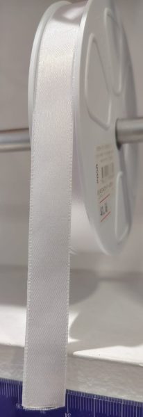 Cinta Raso Pasa 1.5cm Color Blanco X Metro — MKS Mercería