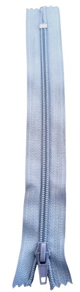Cierre Nylon Color Gris Raton 20cm — MKS Mercería