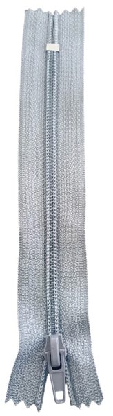 Cierre Nylon Color Gris Raton 15cm — MKS Mercería