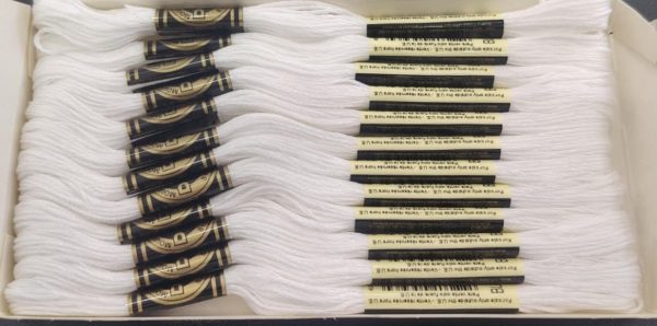 Hilo Dmc Para Bordar Blanco — MKS Mercería